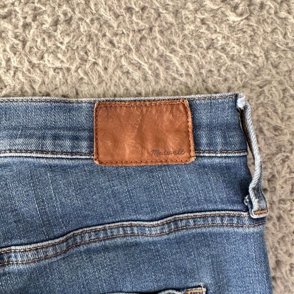 Madewell Jeans Women's 32 Blue 10" High Rise Roadtripper Tapered Breathable - Picture 14 of 16